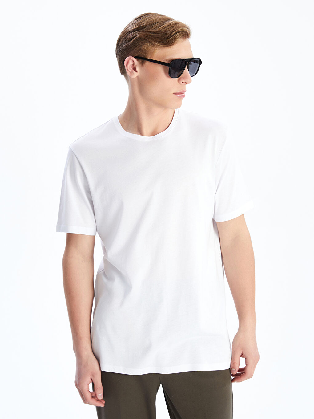 Crew Neck Jersey Men's T-Shirt -S50841Z8-Q6K