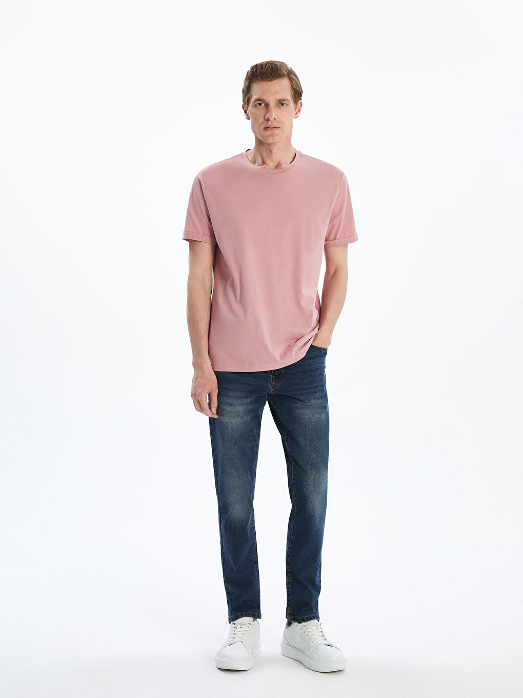 Crew Neck Jersey Men's T-Shirt -S50842Z8-R6M