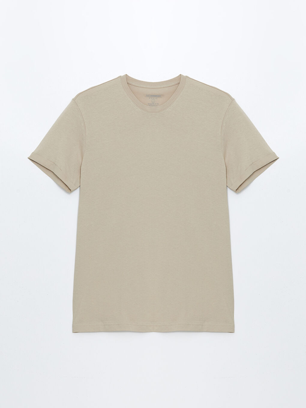 Crew Neck Short Sleeve Combed Cotton Men's T-shirt -S50842Z8-YVZ