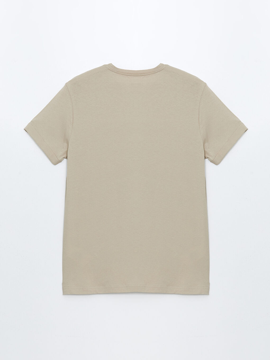 Crew Neck Short Sleeve Combed Cotton Men's T-shirt -S50842Z8-YVZ