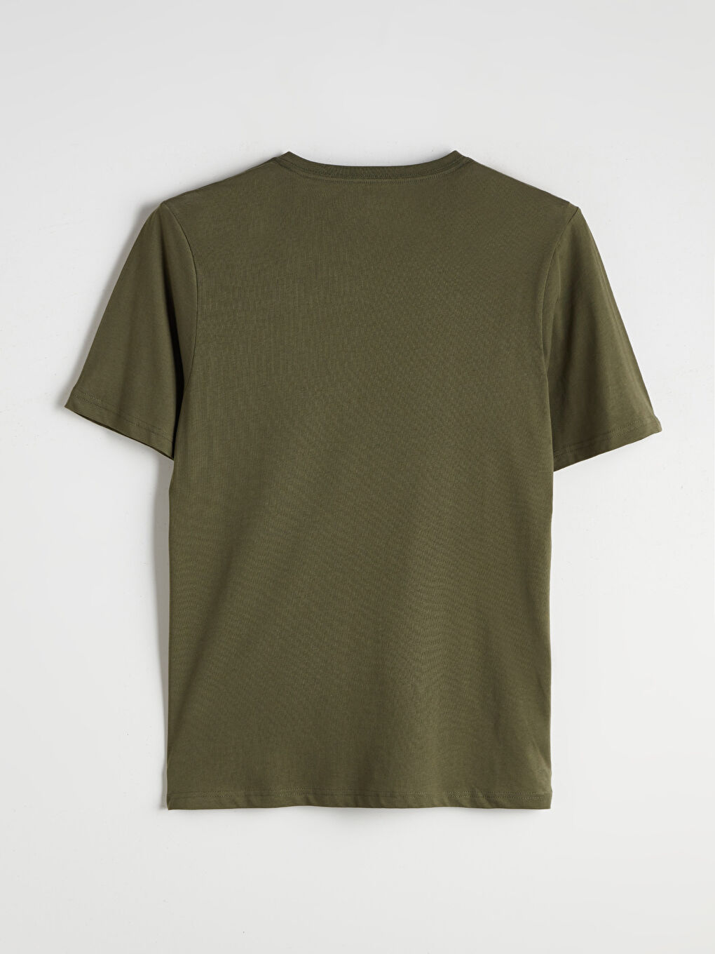 تي شيرت ياقة على شكل حرف V كم قصير جيرسي للرجال-5