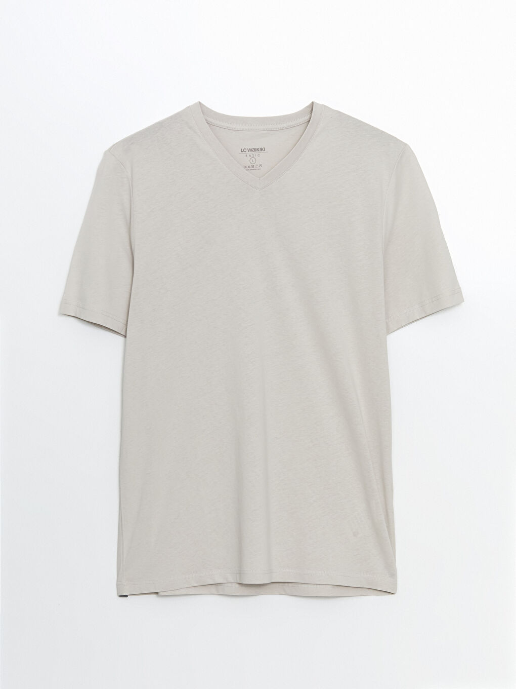 V Neck Short Sleeve Combed Cotton Men's T-shirt -S50845Z8-Y9X