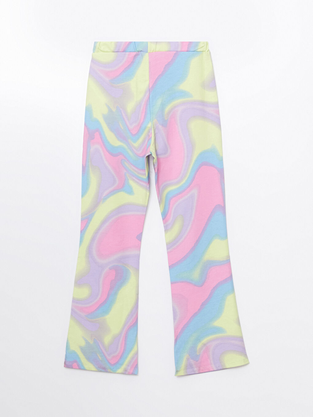 Elasticated Waist Flared Leg Girls' Leggings -S50856Z4-F9C