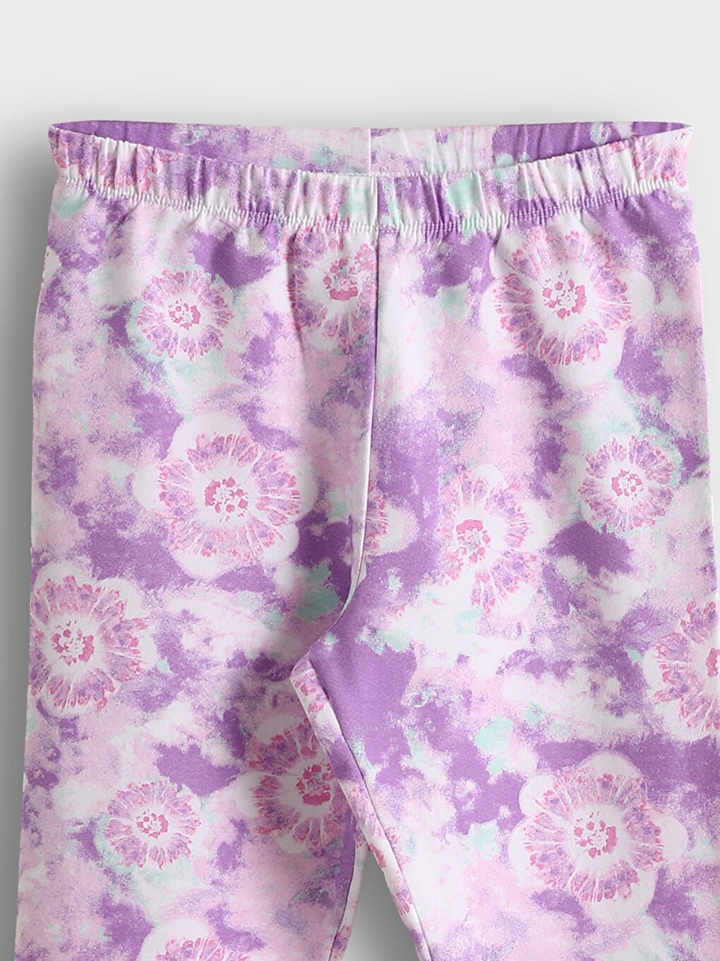 Elastic Waist Batik Patterned Girls Tights -S50865Z4-F9C