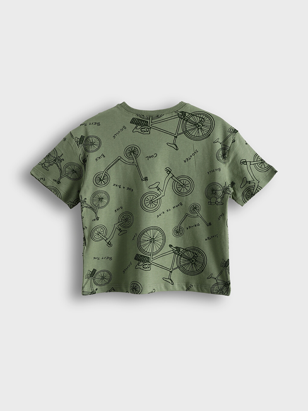 Crew Neck Short Sleeve Printed Baby Boys' T-shirt 2 Pack-3