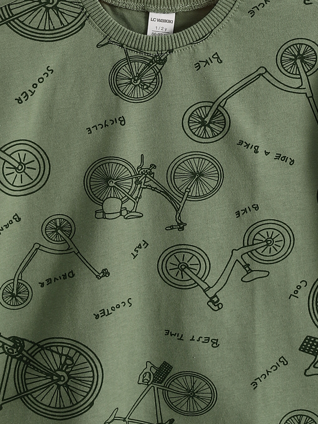 Crew Neck Short Sleeve Printed Baby Boys' T-shirt 2 Pack-5
