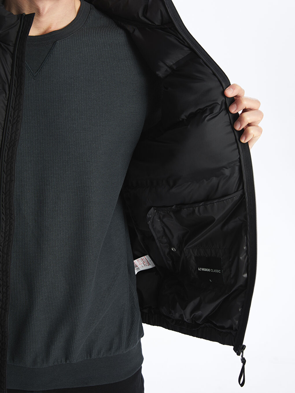 LCWAIKIKI Classic Standard Fit Funnel Neck Men's Puffer Gilet -S50908Z8-CVL