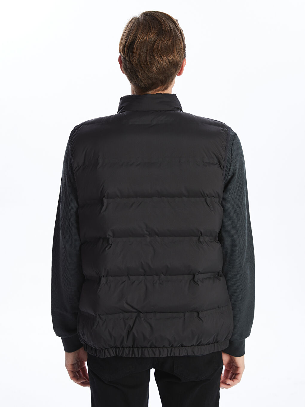 LCWAIKIKI Classic Standard Fit Funnel Neck Men's Puffer Gilet -S50908Z8-CVL