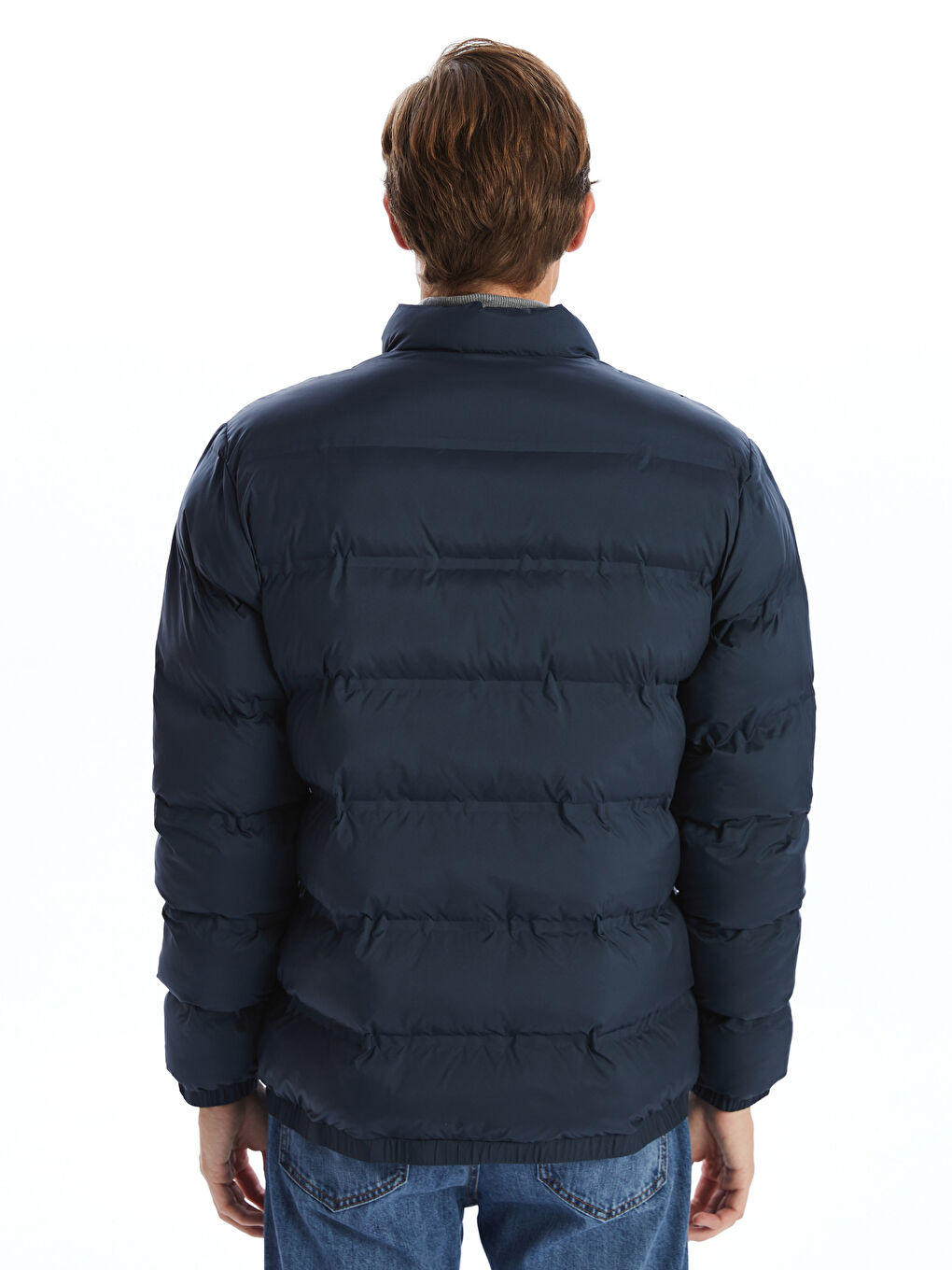 Standard Fit Funnel Neck Men's Puffer Coat -S50909Z8-YMZ