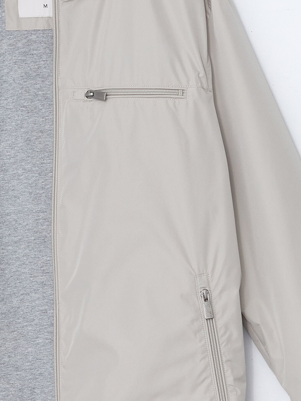 Standard Fit Funnel Neck Men's Thin Coat -S50914Z8-S0L