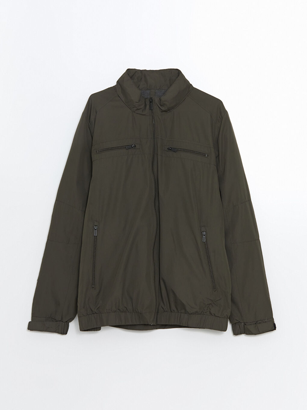Standard Fit Funnel Neck Men's Medium Thickness Coat -S50915Z8-HDU