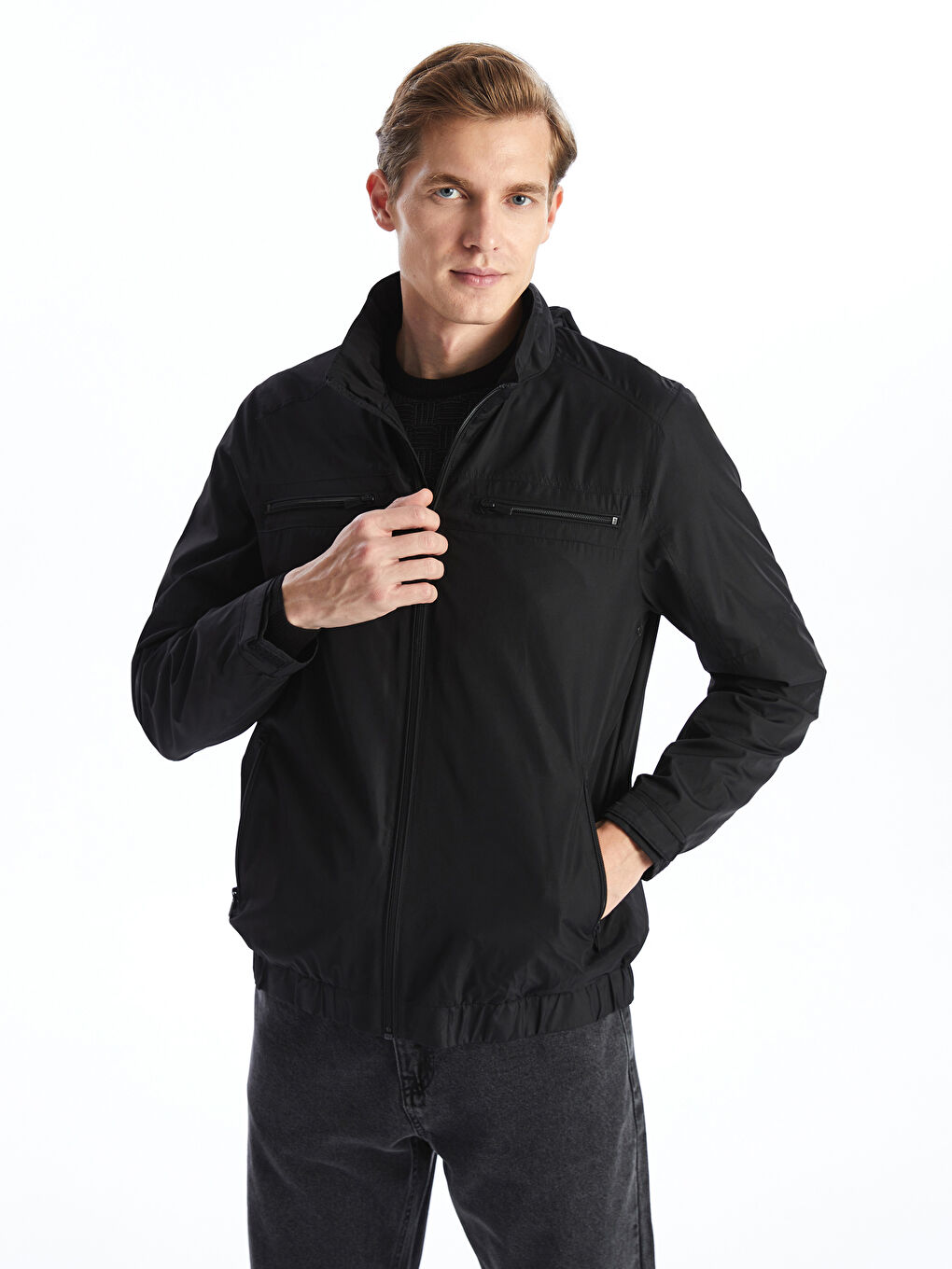Standard Fit Hooded Men's Coat -S50916Z8-CVL
