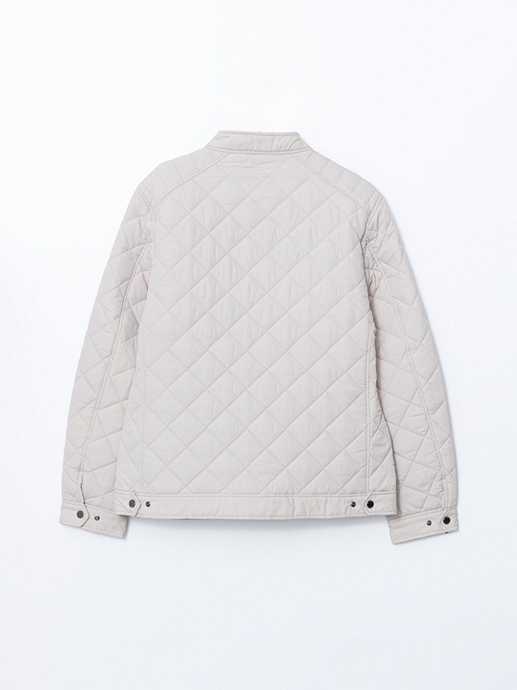 Standard Pattern Biker Collar Quilted Men's Coat -S50919Z8-G6E