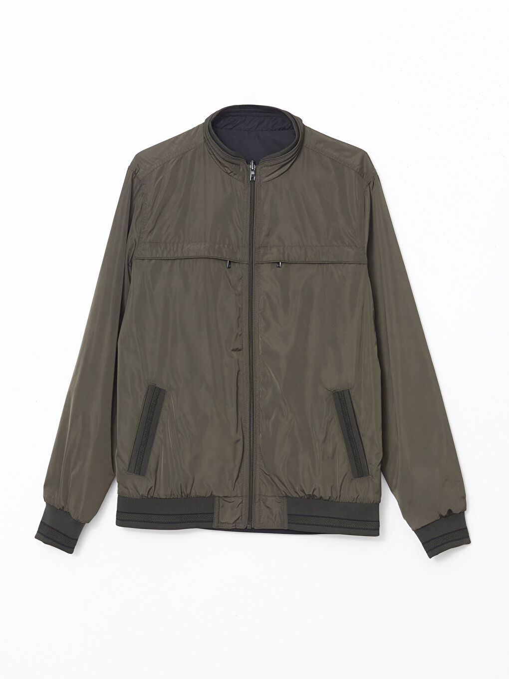 Standard Fit Funnel Neck Men's Coat -S50921Z8-K75