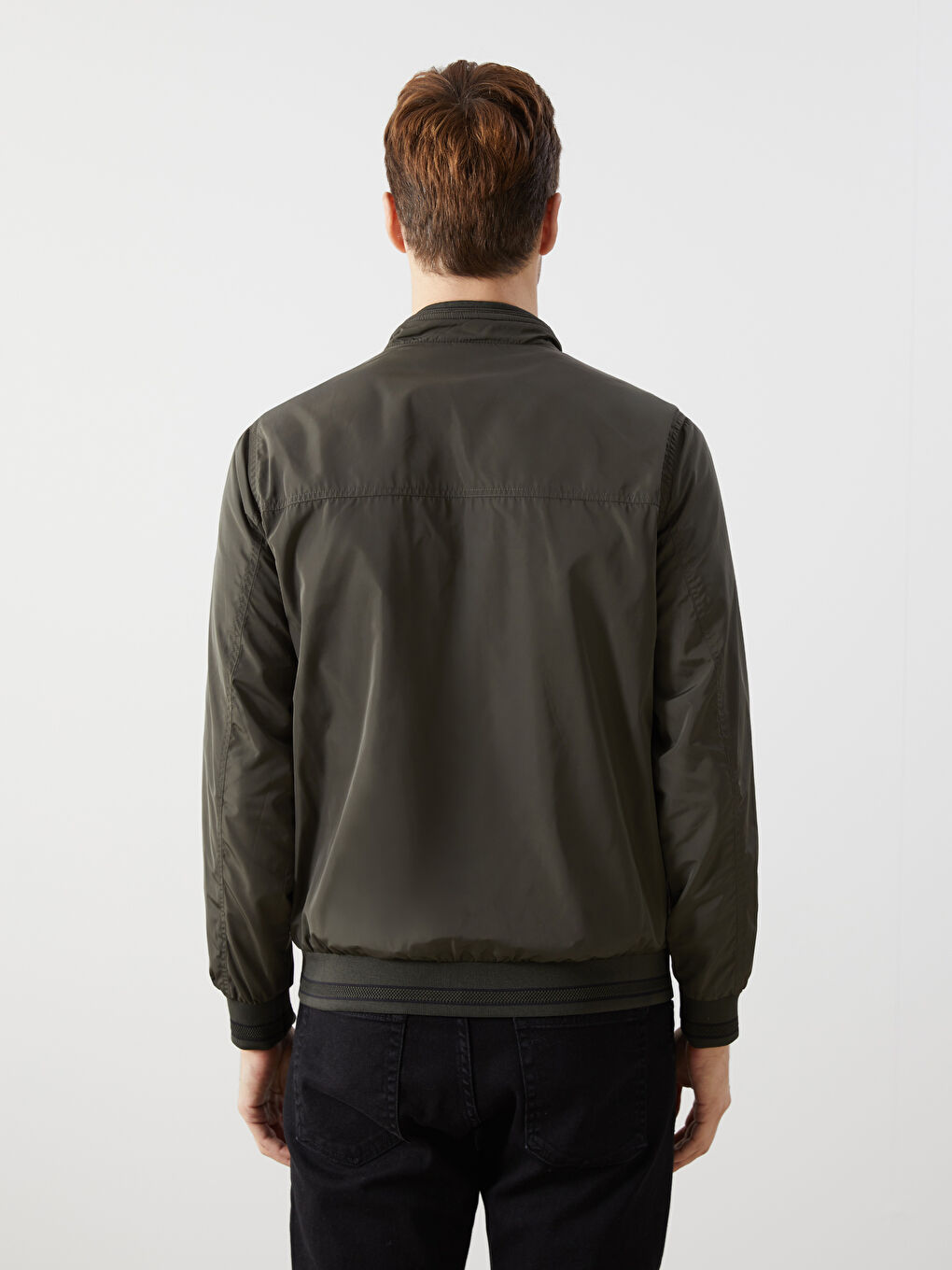 Standard Fit Funnel Neck Men's Coat -S50921Z8-K75