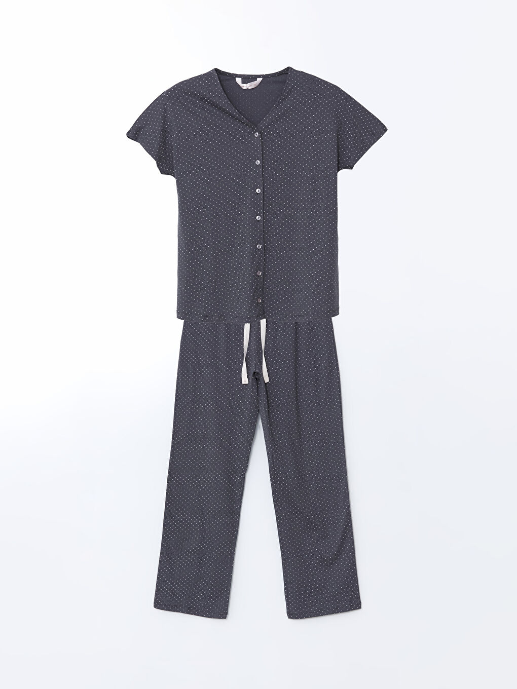 V-Neck Polka Dot Maternity Pyjama Set -S50954Z8-LRX
