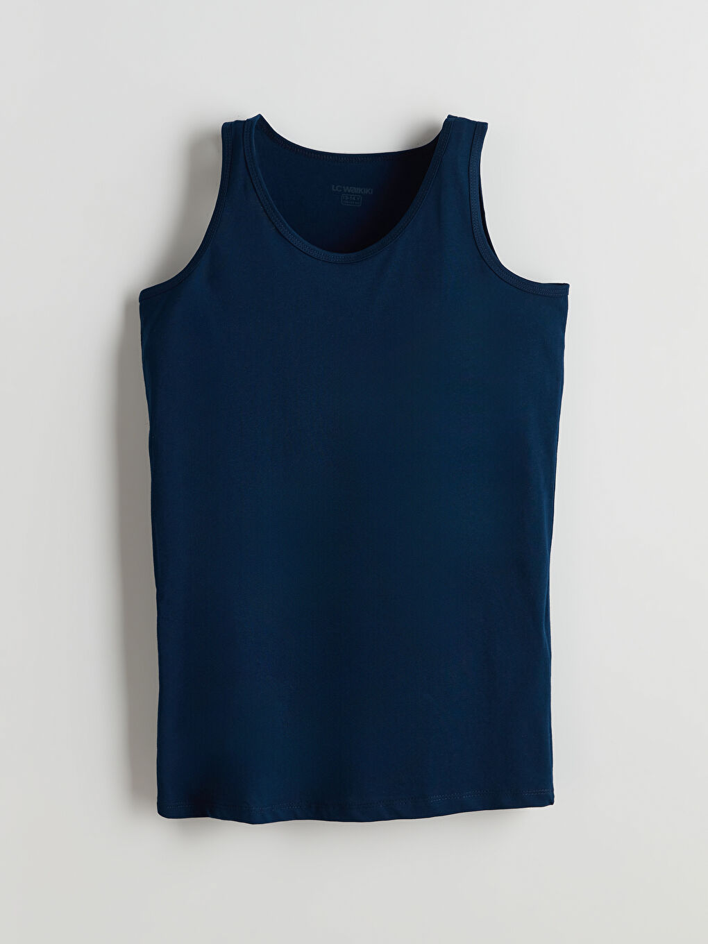 Lacivert Bisiklet Yaka Erkek Çocuk Atlet