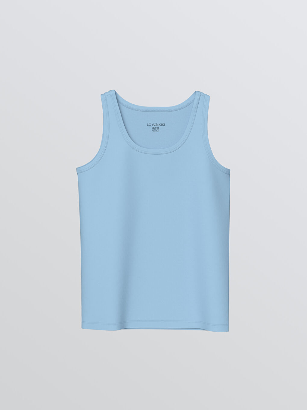LCW Kids Crew Neck Boys' Vest 5 Pack -S50971Z4-JC7