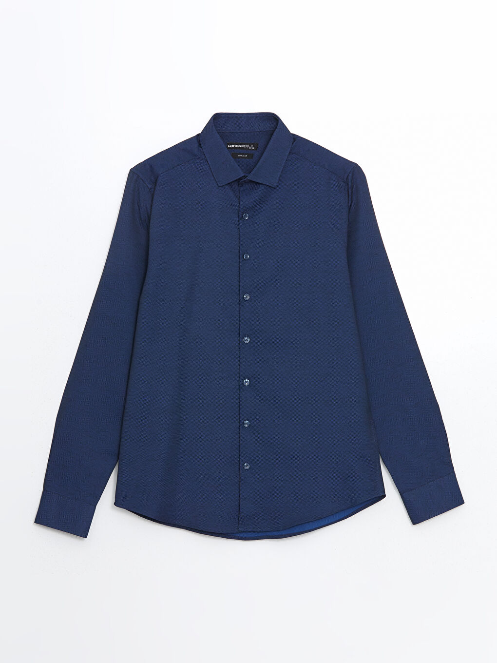 Muška košulja dugih rukava slim fit od dobby tkanine -S50980Z8-CRP