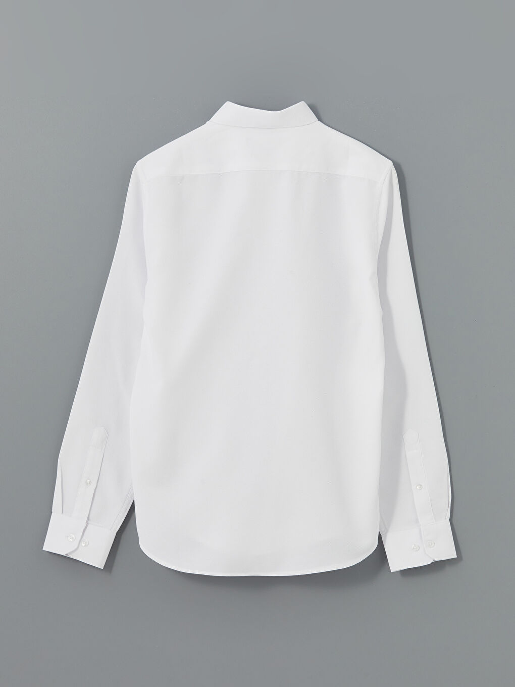Slim Fit Long Sleeve Dobby Men's Shirt -S50980Z8-Q6K