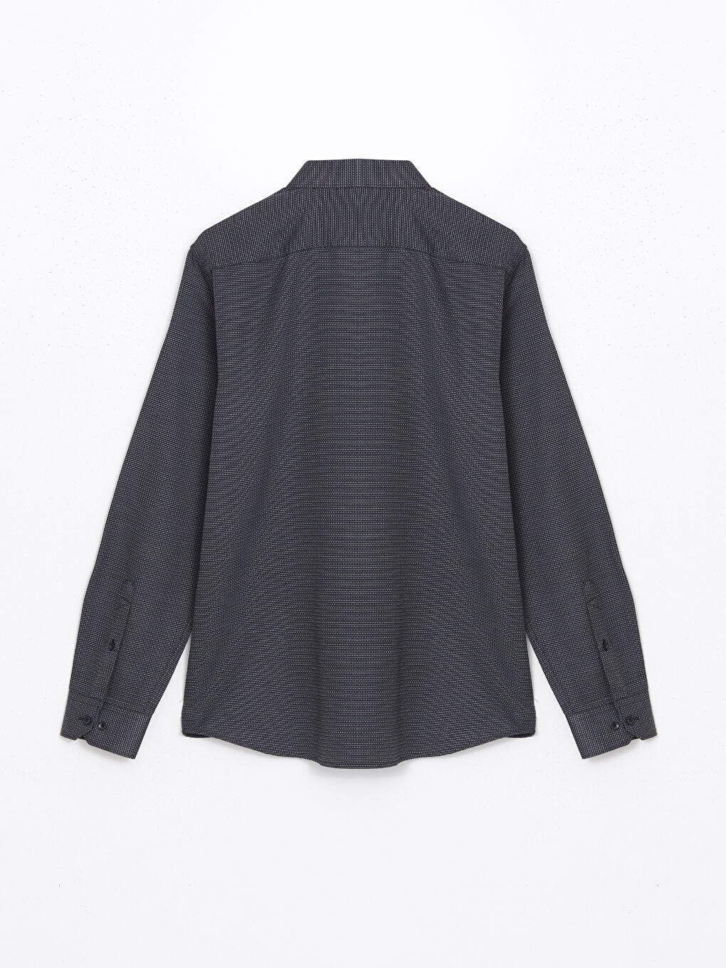 Slim Fit Long Sleeve Dobby Weave Men's Shirt -S50998Z8-HFP