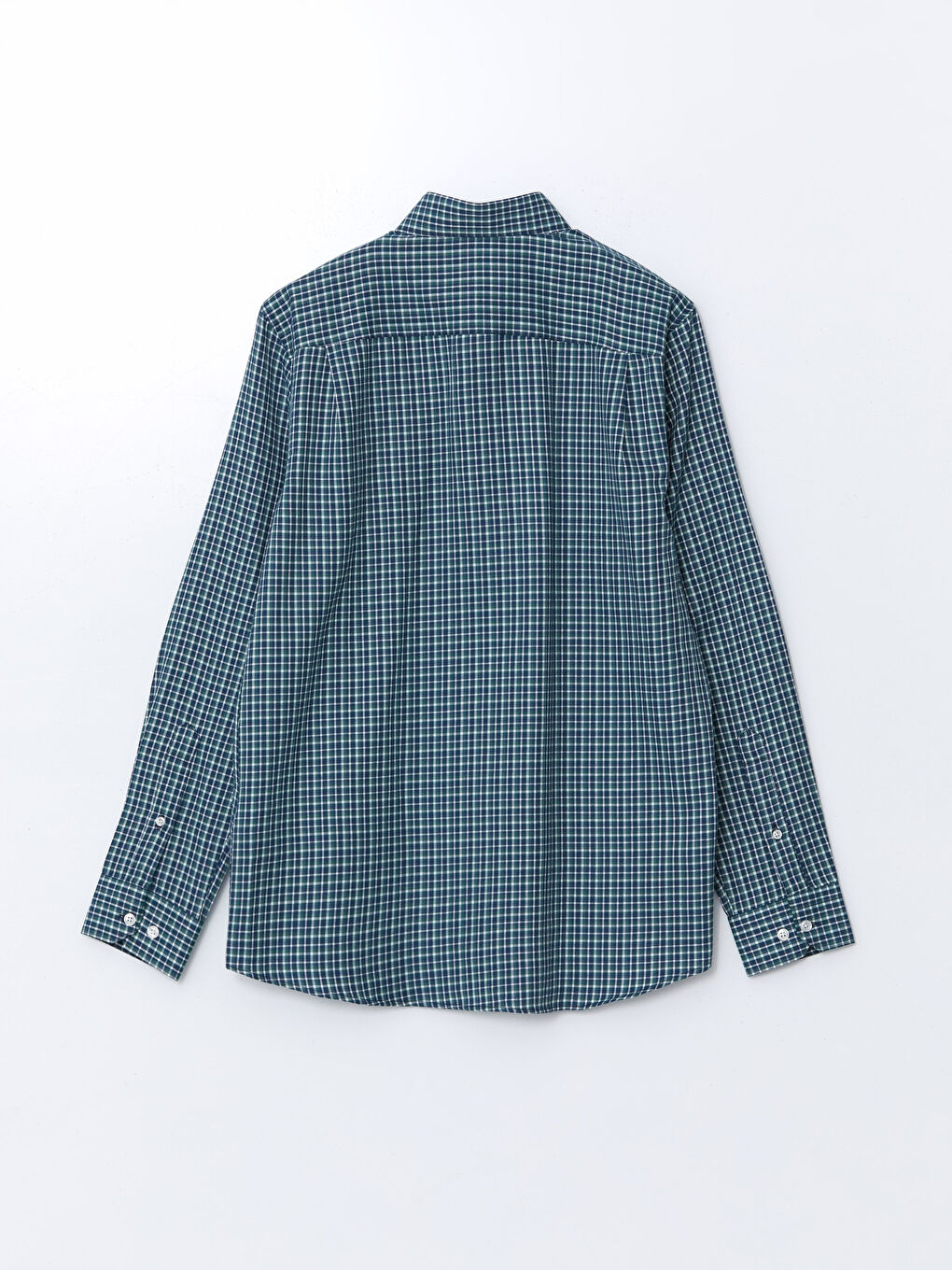 LCWAIKIKI Formal Regular Fit Long Sleeve Plaid Gabardine Men's Shirt -S51030Z8-LME
