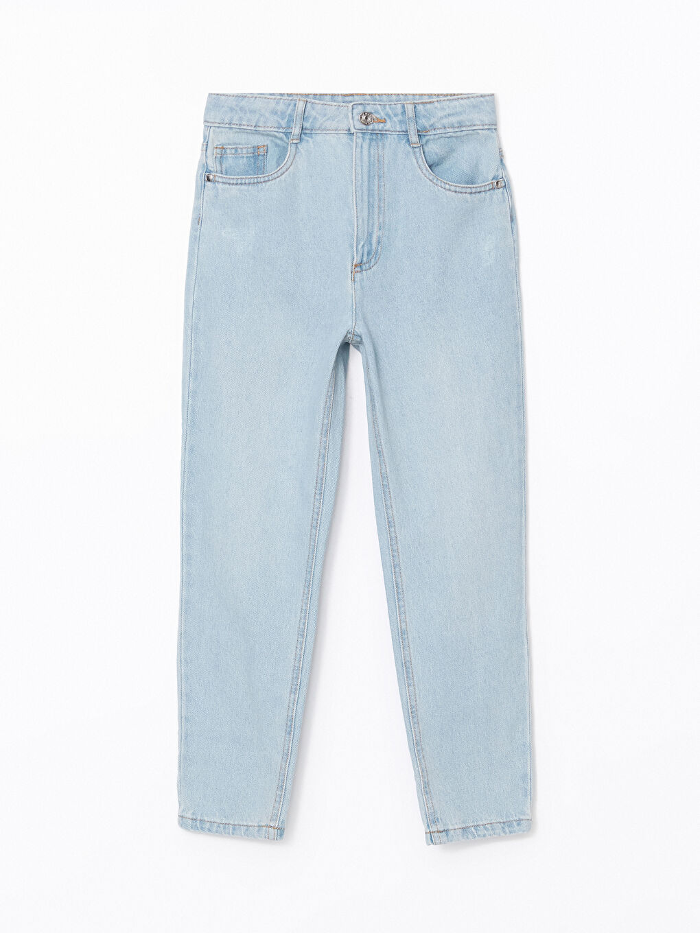 Girl's Jean Trousers with Adjustable Elastic Waist -S51033Z4-311