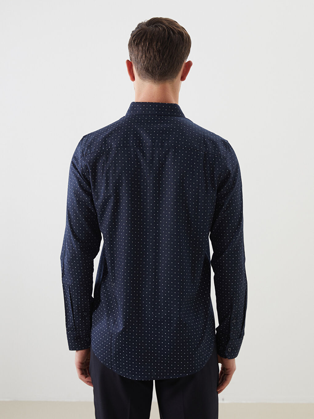 Regular Fit Long Sleeve Men's Shirt -S51047Z8-LSJ