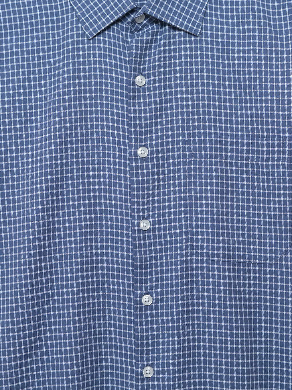 Regular Fit Long Sleeve Plaid Gabardine Men's Shirt -S51053Z8-LN6