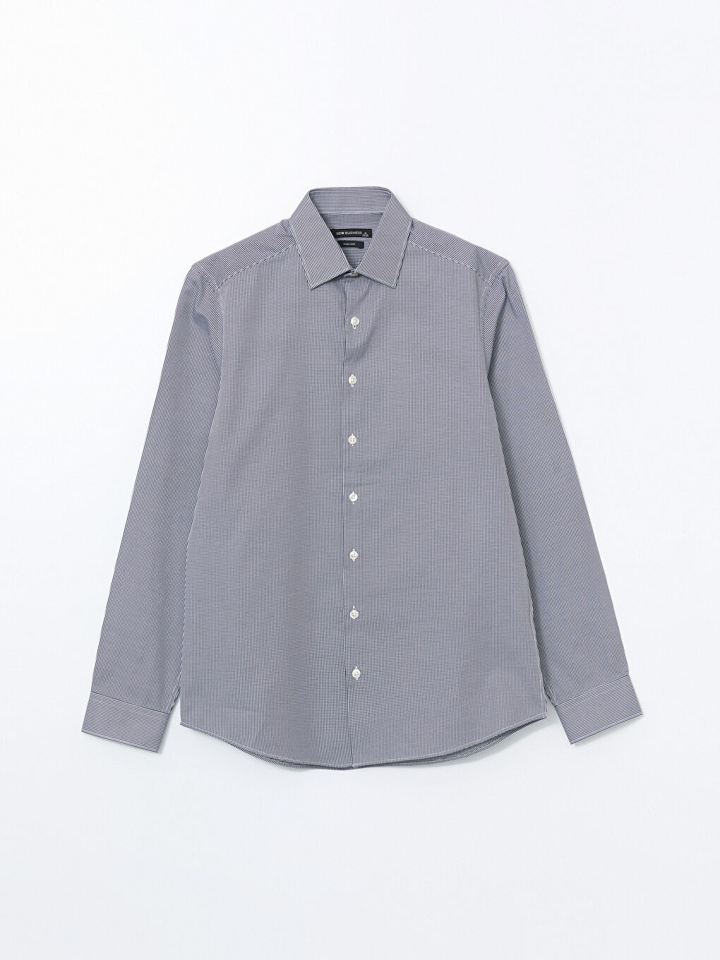 Slim Fit Long Sleeve Plaid Twill Men's Shirt -S51056Z8-LKX