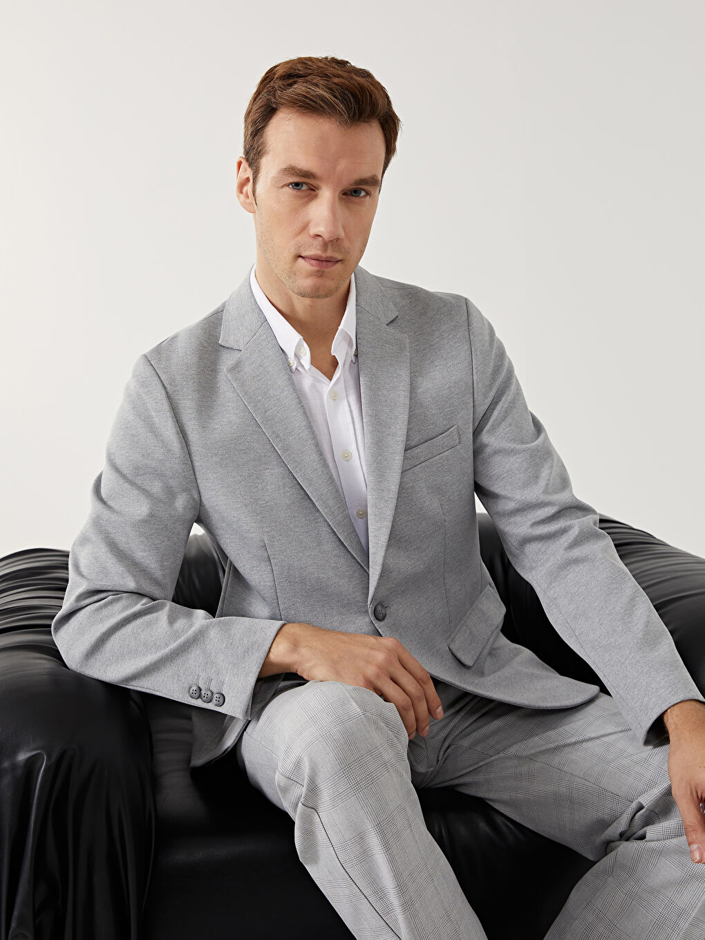 Slim Fit Men's Blazer Jacket -S51061Z8-GDU