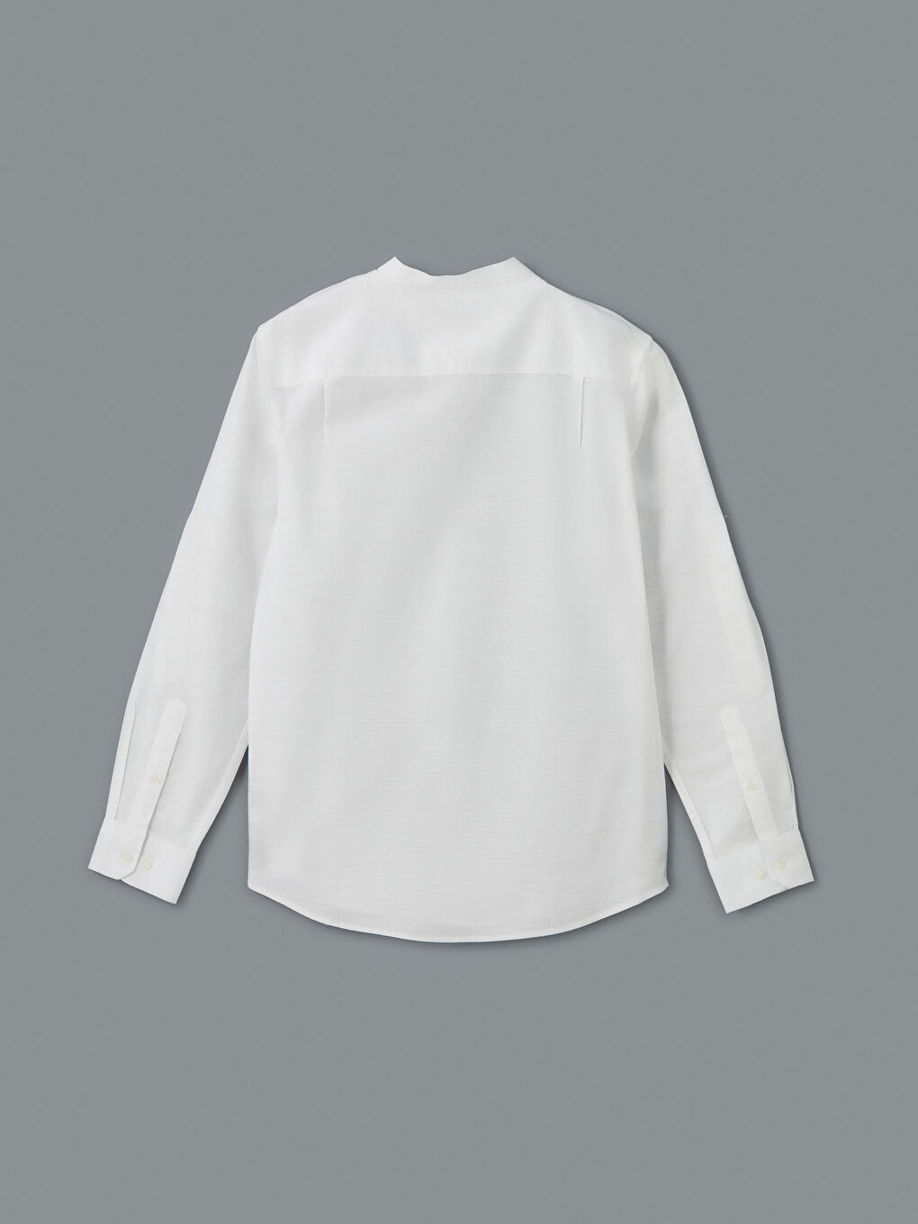 Regular Fit Long Sleeve Poplin Men's Shirt-5