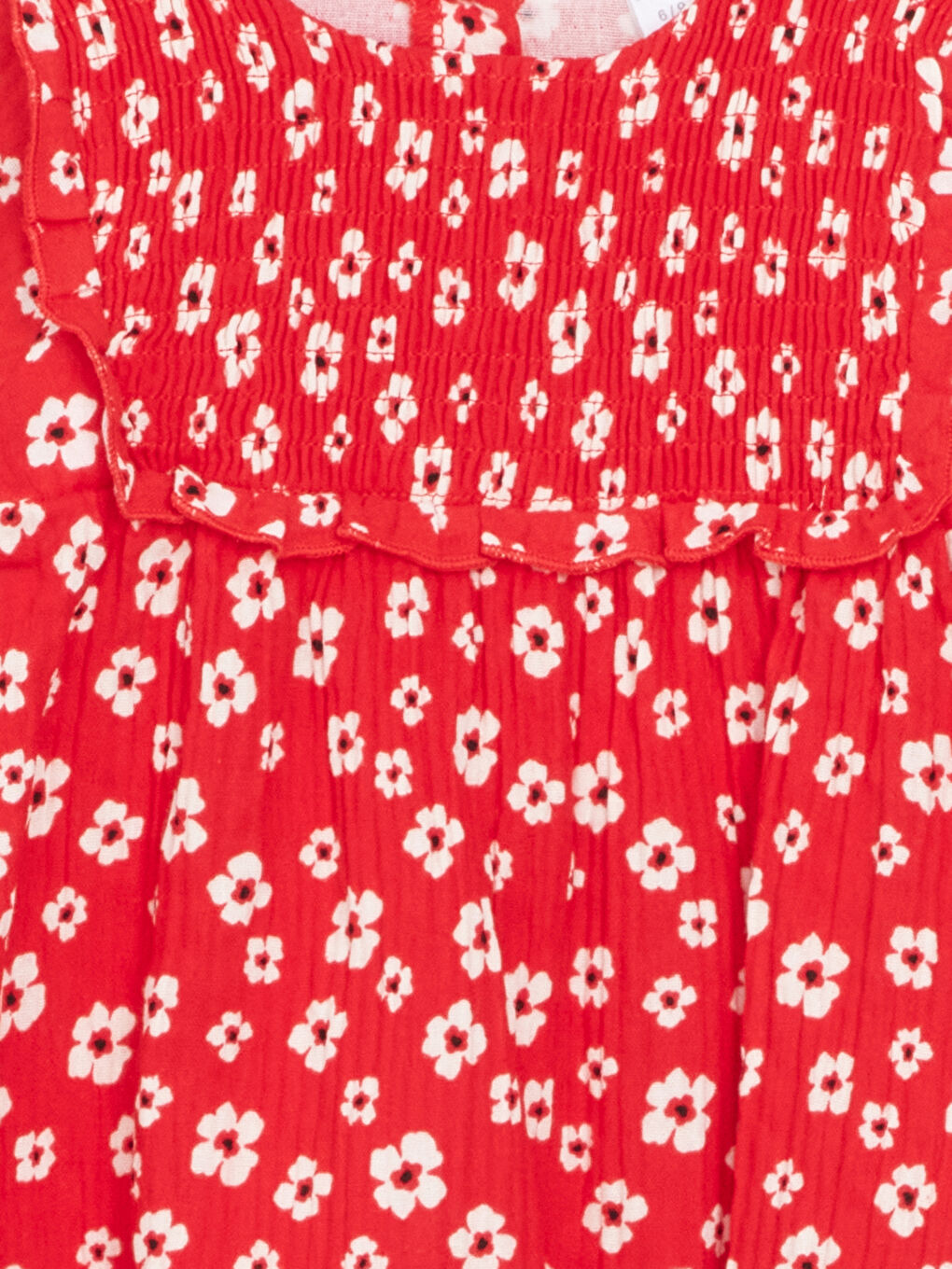Crew Neck Long Sleeve Floral Baby Girl Dress -S51088Z1-LTQ