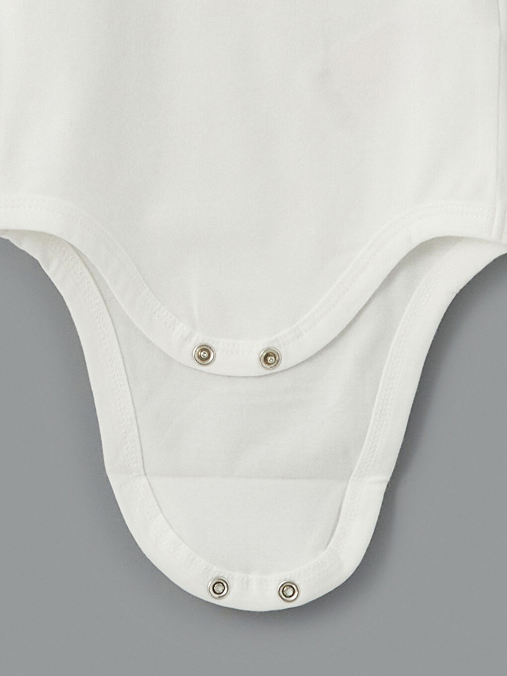 Crew Neck Ruffled Baby Girls Snap Bodysuit -S51094Z1-FDU