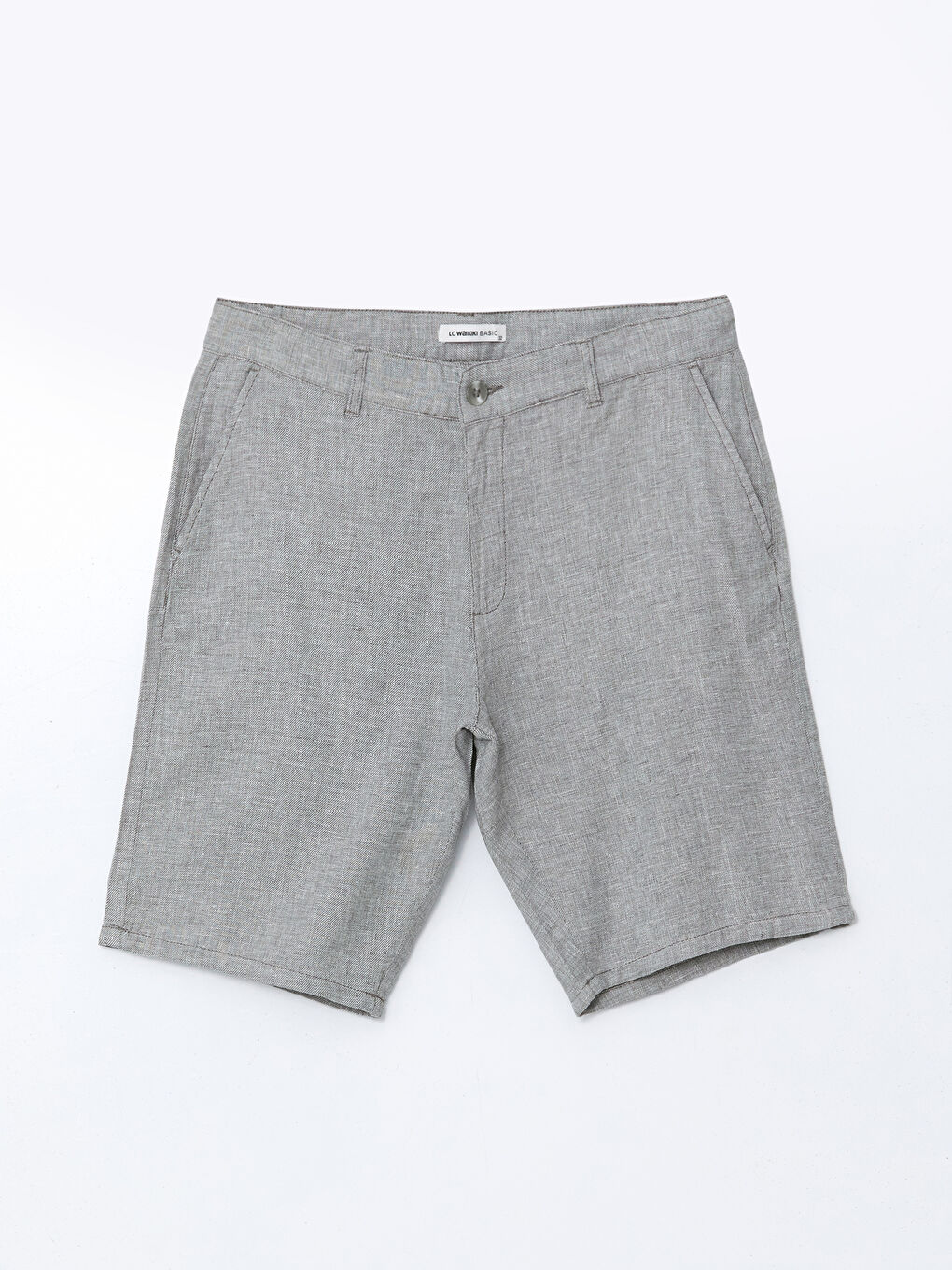 LCWAIKIKI Classic Standard Fit Linen Blend Men's Shorts -S51096Z8-P5X