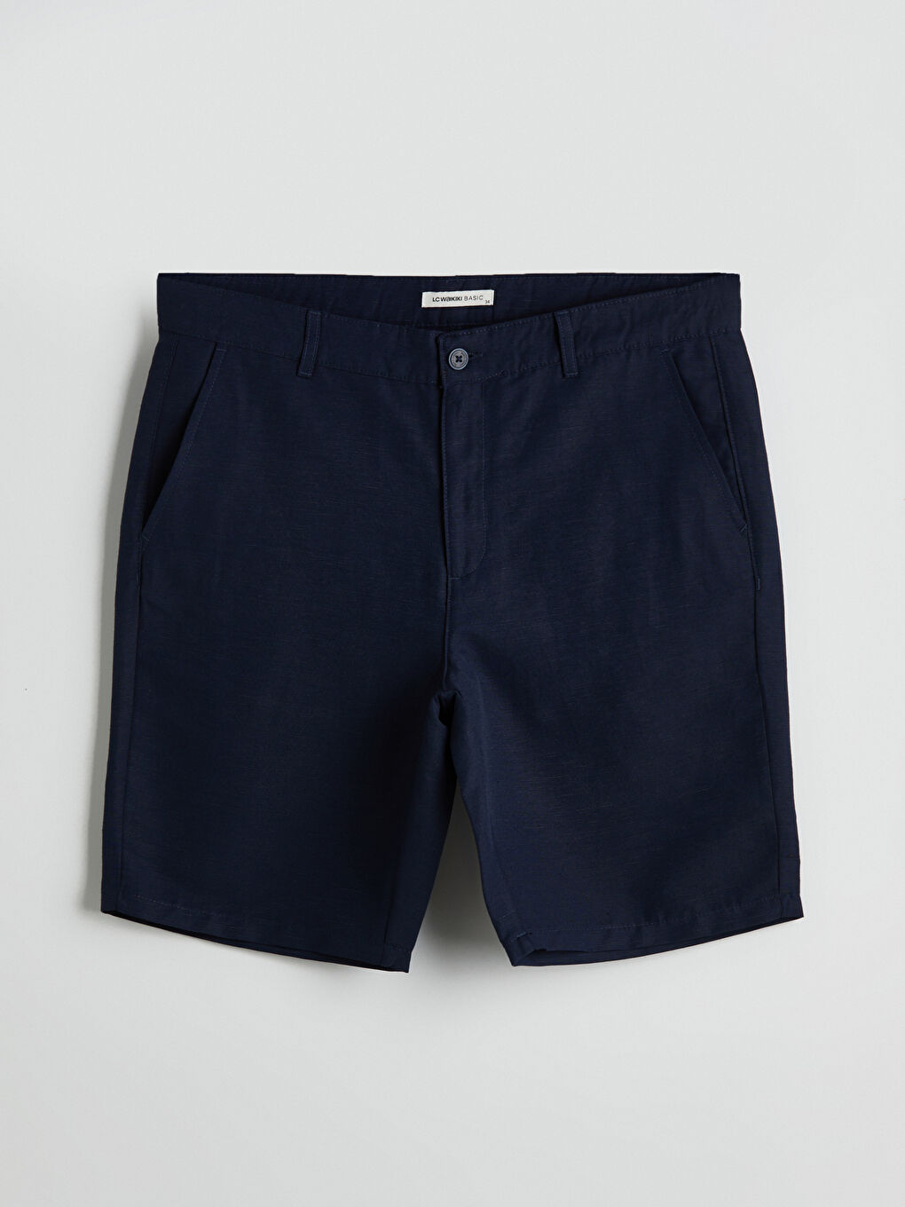 LCWAIKIKI Classic Standard Fit Linen Blend Men's Shorts -S51096Z8-KN7