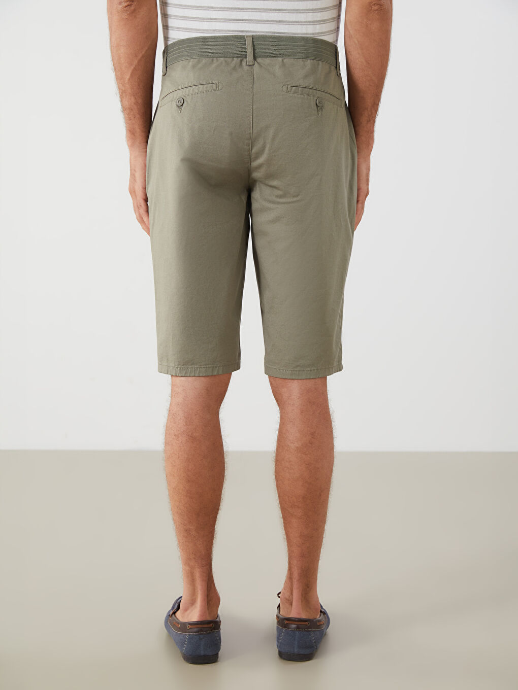 LCWAIKIKI Classic Regular Fit Gabardine Men's Shorts -S51097Z8-Z4L
