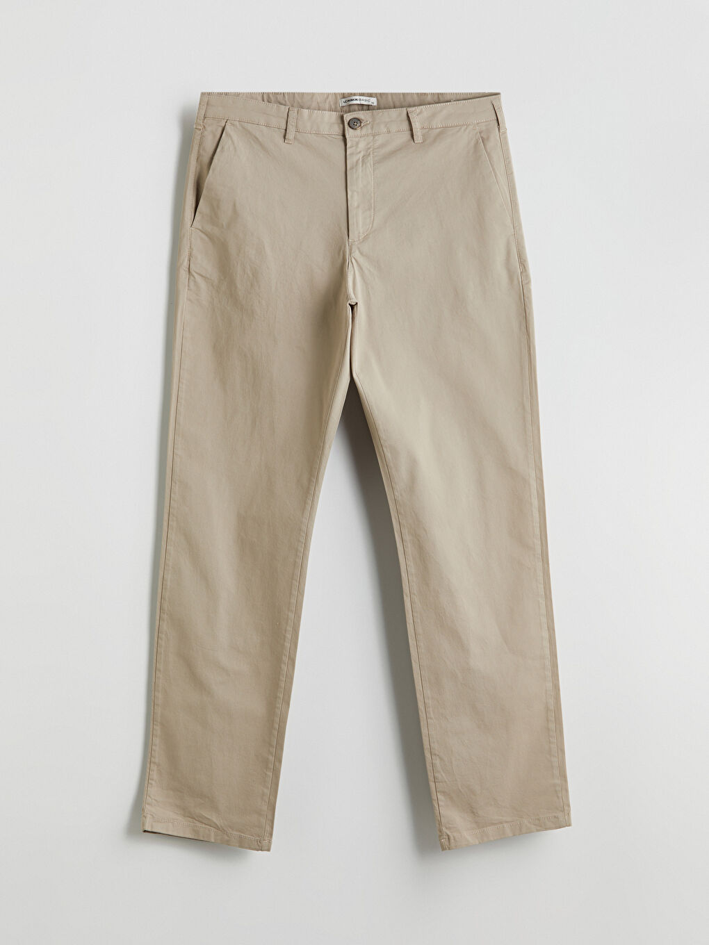 Standard Fit Gabardine Men's Chino Trousers -S51099Z8-YFJ