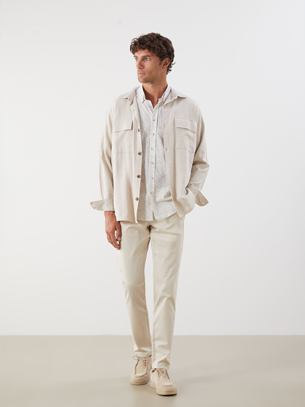 Slim Fit Men's Chino Trousers -S51102Z8-PVJ