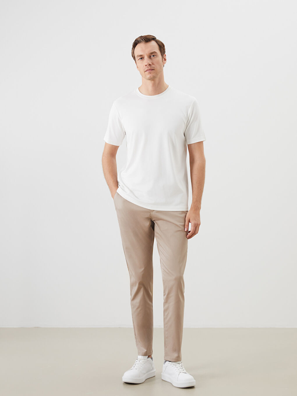 Slim Fit Men's Chino Trousers -S51102Z8-VVS