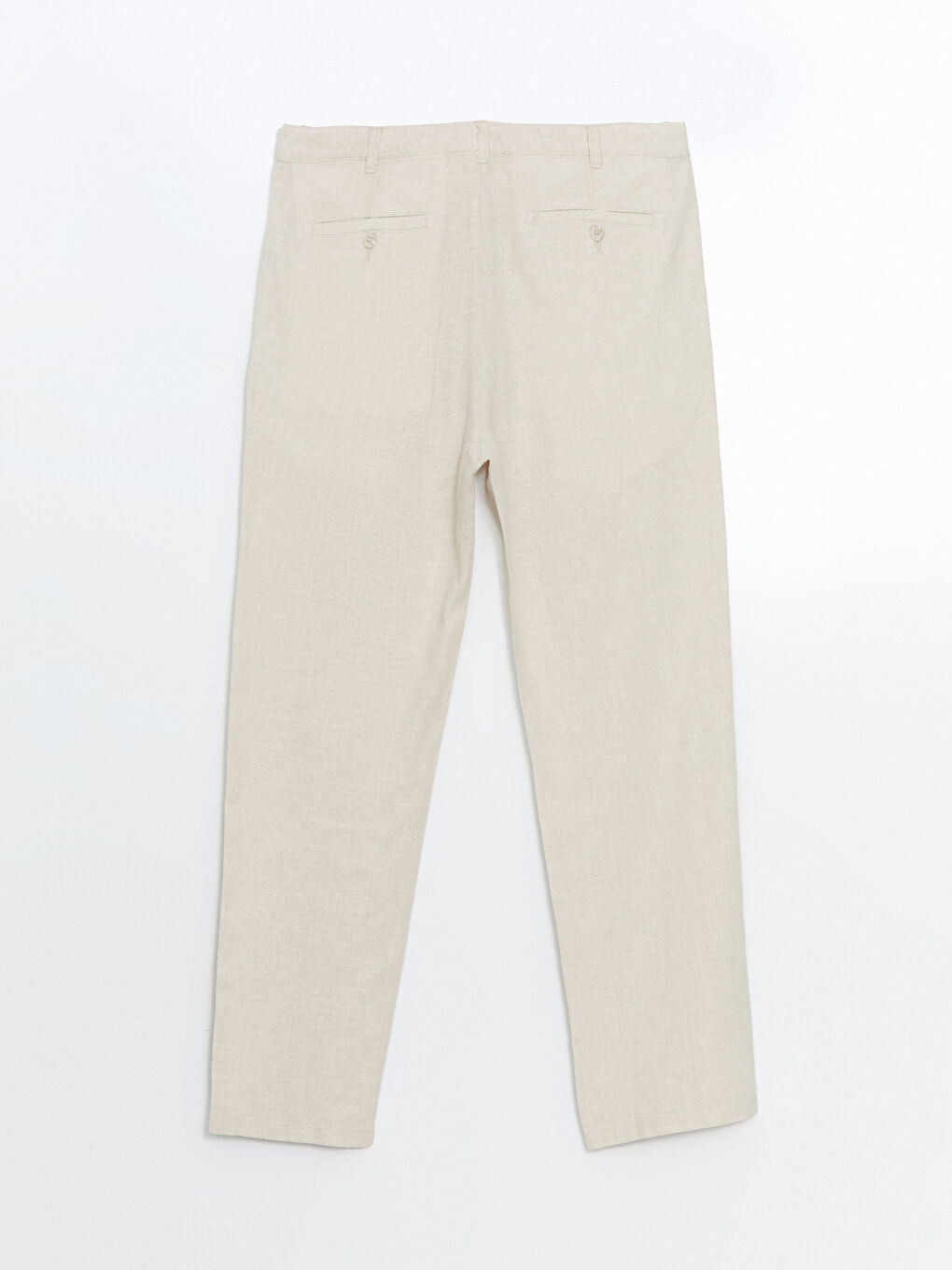 Muške chino pantalone od lanene mešavine standardnog kroja -S51104Z8-PVJ
