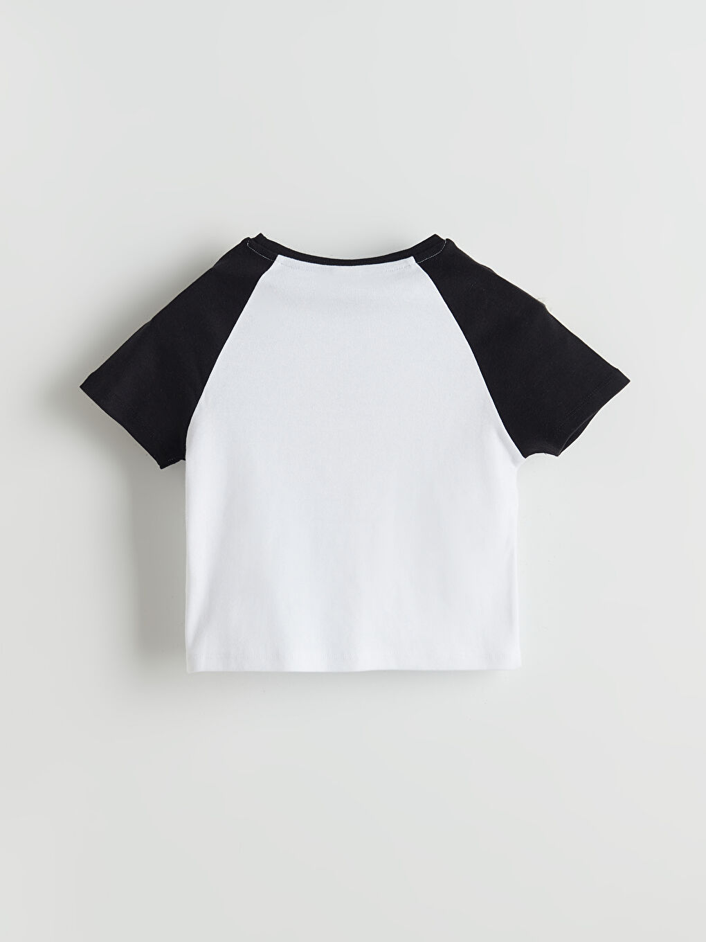 Crew Neck Girls' Crop T-Shirt -S51106Z4-CVL