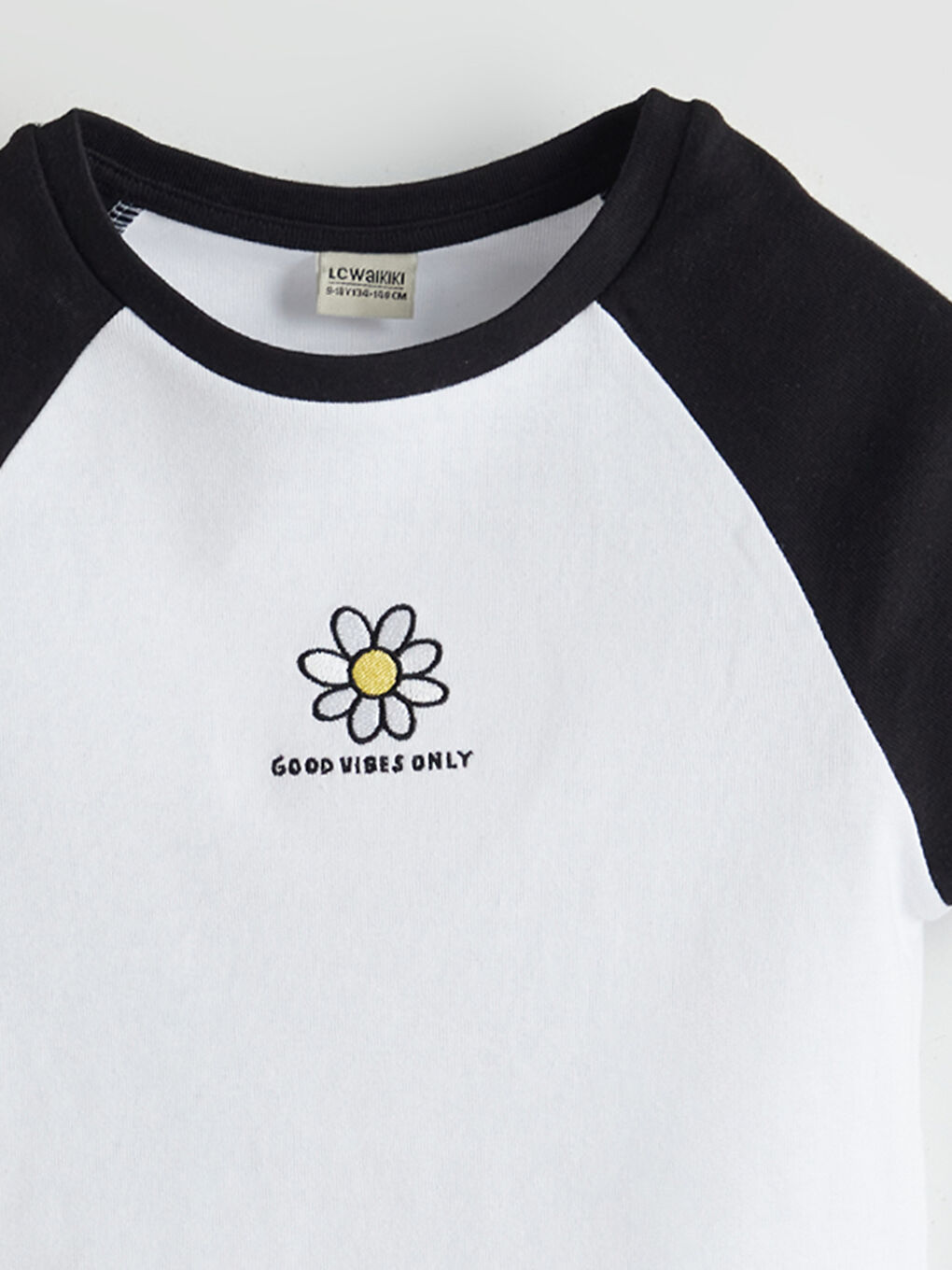 Crew Neck Girls' Crop T-Shirt -S51106Z4-CVL