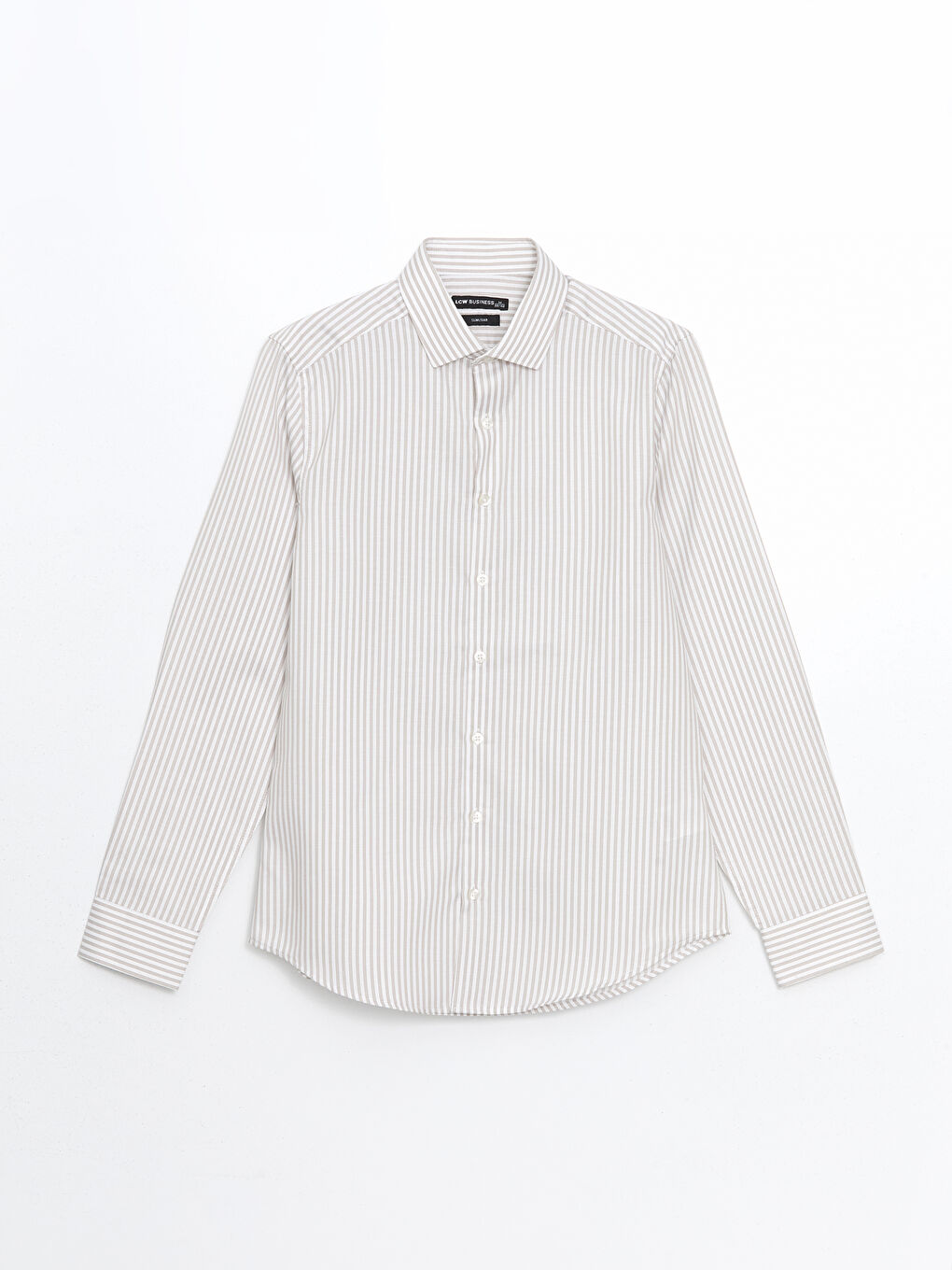 Slim fit muška prugasta košulja sa dugim rukavima -S51119Z8-LE8