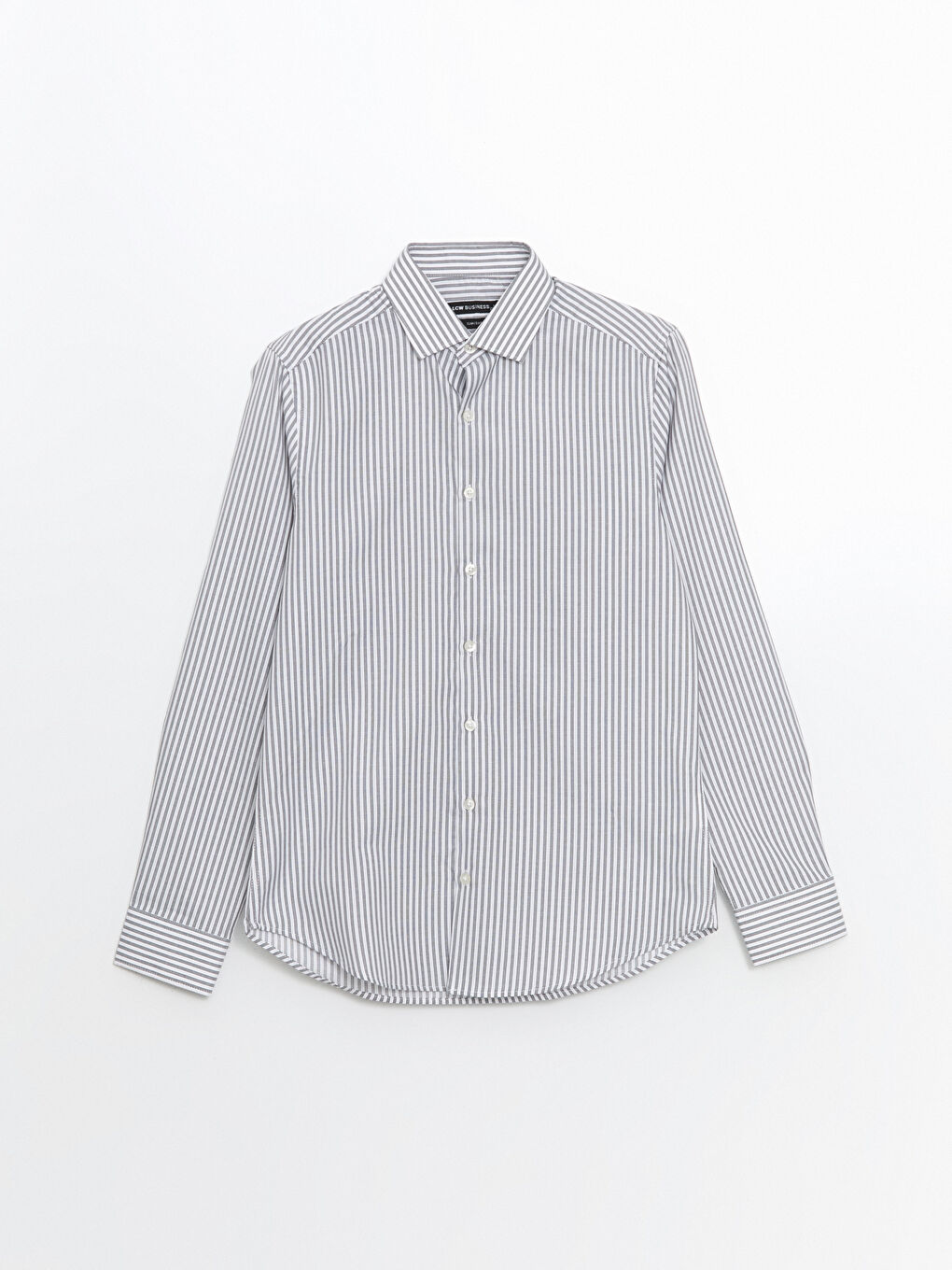Slim fit muška prugasta košulja sa dugim rukavima -S51119Z8-MXH