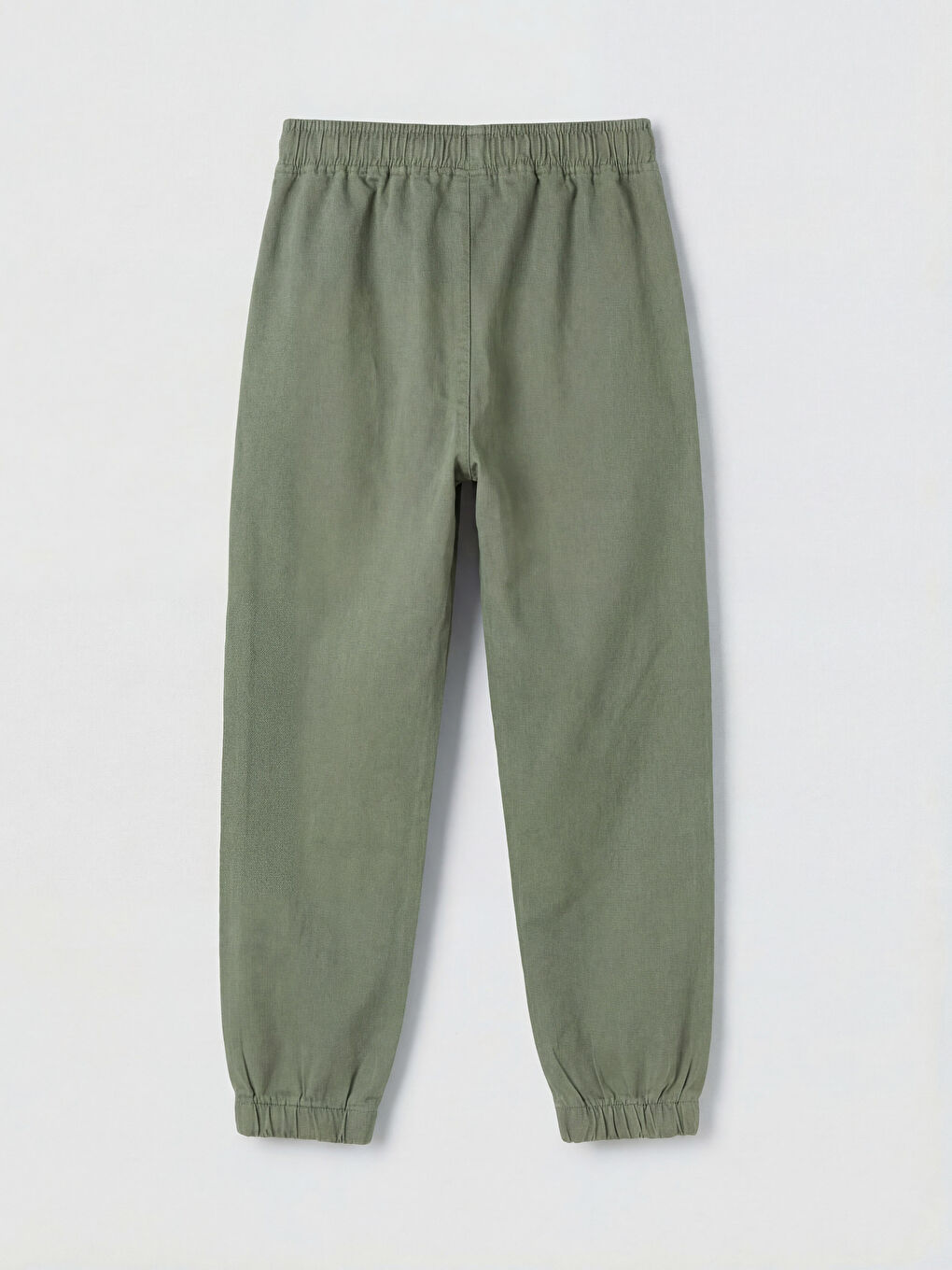 Haki Beli Lastikli Erkek Çocuk Jogger Pantolon-1