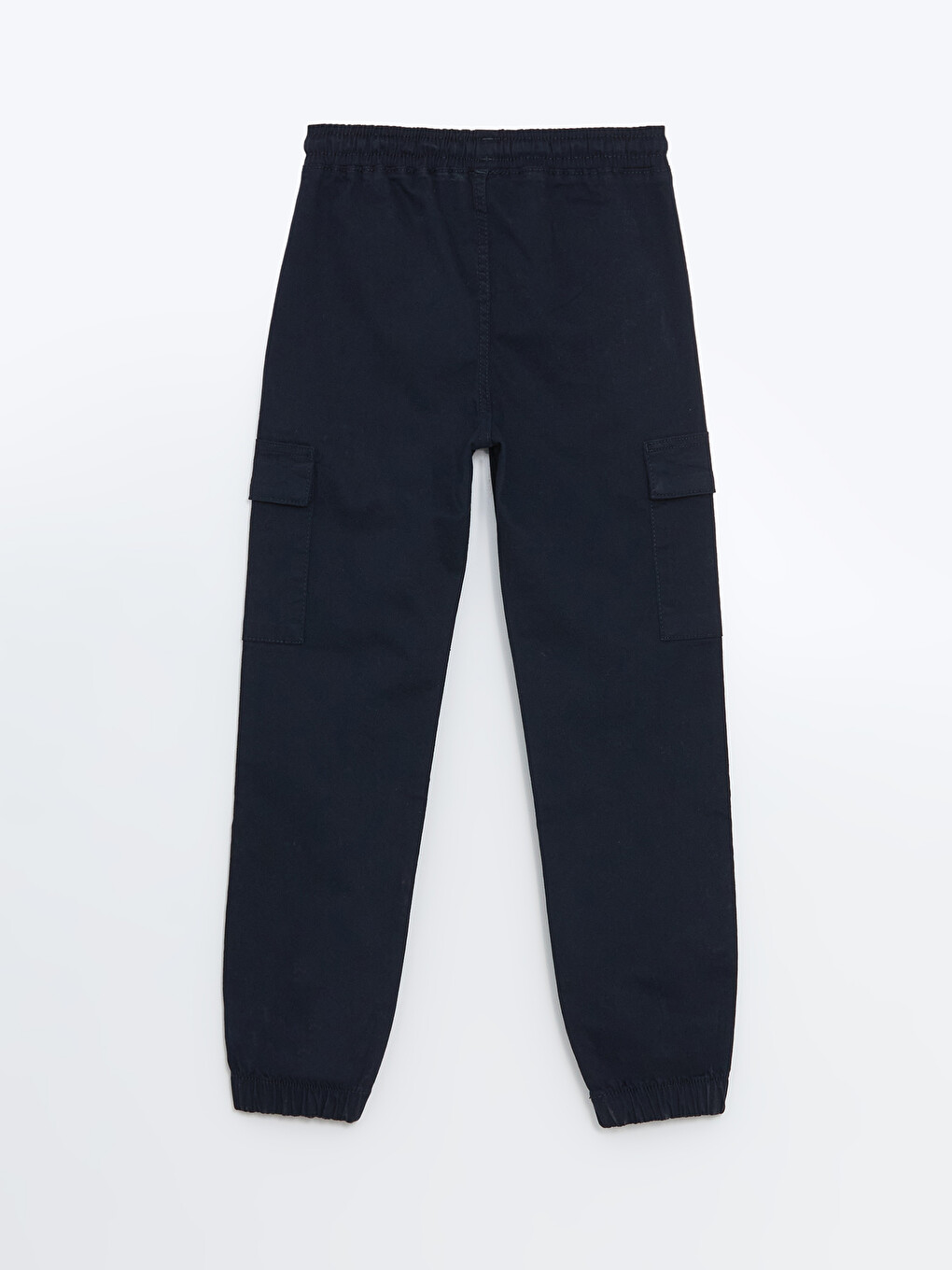 Lacivert Beli Lastikli Erkek Çocuk Jogger Pantolon-1