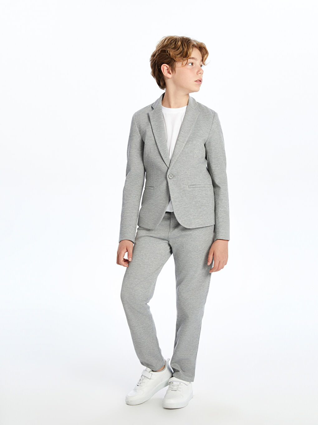 Elasticated Waist Boys' Trousers -S51152Z4-LAL