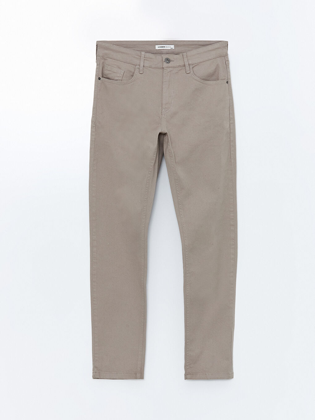 LCWAIKIKI Basic Bej Dar Kalıp Erkek Chino Pantolon - 4