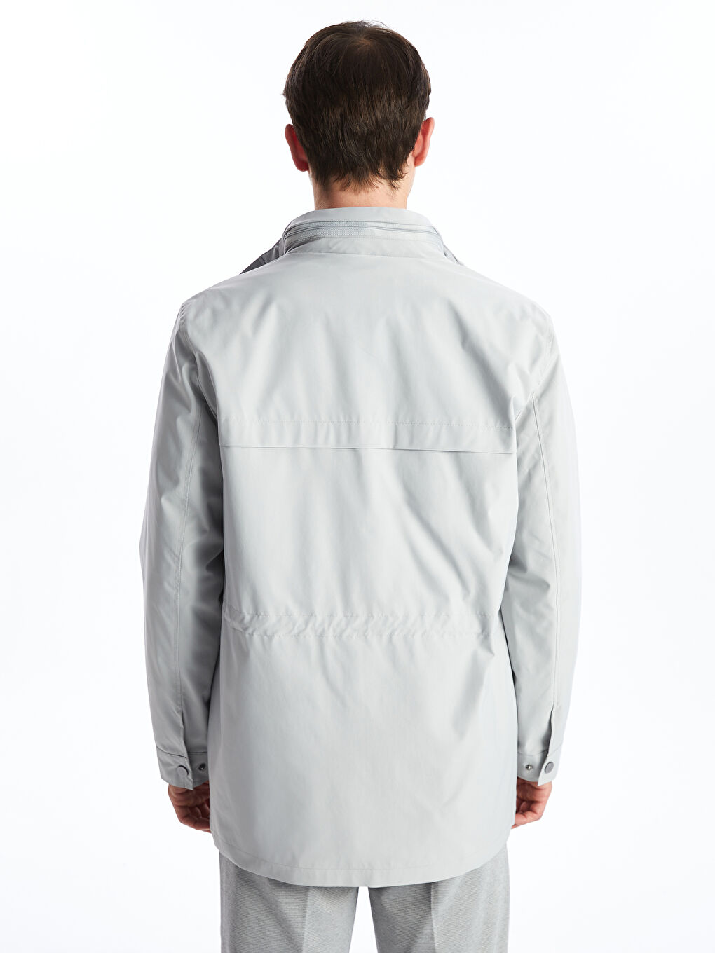 Standard Fit Hooded Men's Coat -S51177Z8-S0L